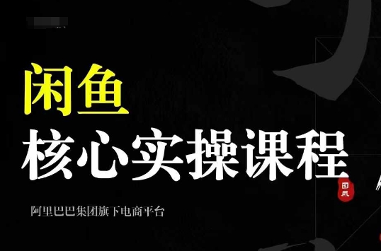 2024闲鱼核心实操课程，从养号、选品、发布、销售，教你做一个出单的闲鱼号-玖卿社区