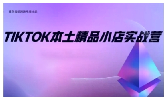TikTok本土精品小店出海实战营，从入门到高阶，不止0-1!-玖卿社区