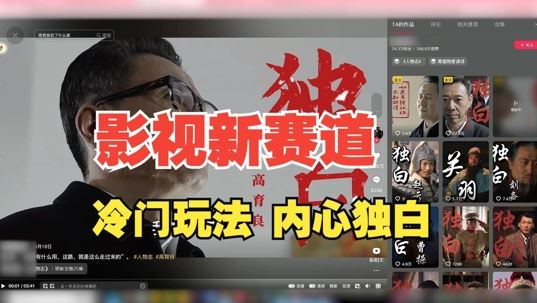 最新影视解说玩法，人物独白，30天涨粉24万+，全流程拆解【揭秘】-玖卿社区