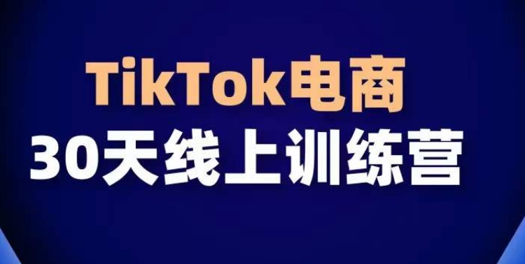 TikTok电商带货30天线上课，不可错过的全球流量洼地！-玖卿社区
