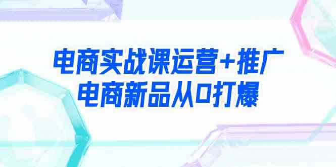 （9313期）电商实战课运营+推广，电商新品从0打爆（99节视频课）-玖卿社区