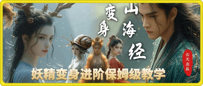 云天AI山海经变身视频教程，妖精变身进阶保姆级教学-玖卿社区