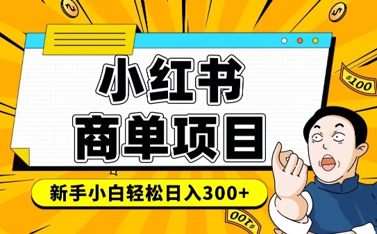 小红书千粉商单，稳定快速变现项目，实现月入6-8k并不是很难-玖卿社区