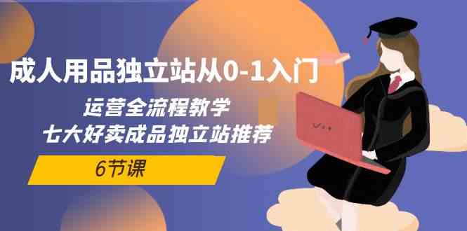 （10082期）成人用品独立站从0-1入门，运营全流程教学，七大好卖成品独立站推荐-6节课-玖卿社区