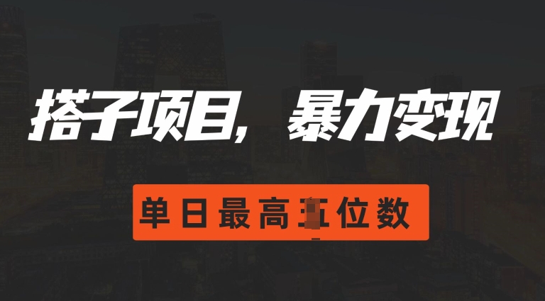 2024搭子玩法，0门槛，暴力变现，单日最高破四位数【揭秘】-玖卿社区