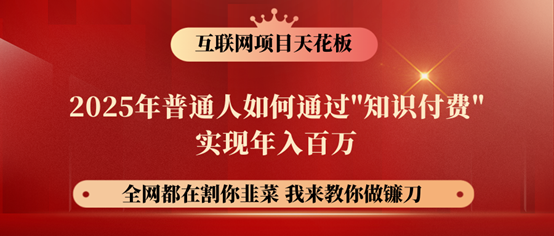 镰刀训练营超级IP合伙人，25年普通人如何通过“知识付费”年入百万！-玖卿社区