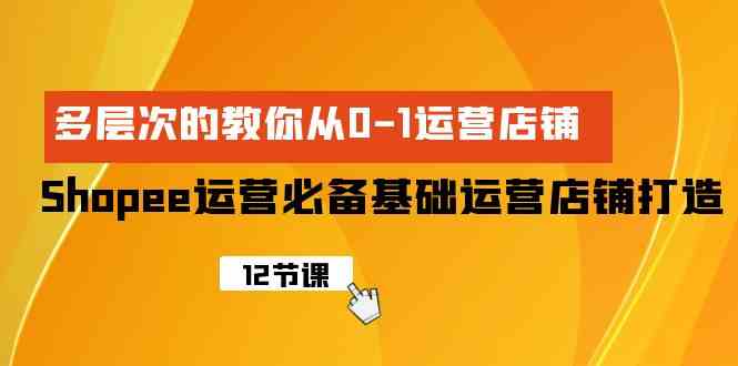 （9993期）Shopee-运营必备基础运营店铺打造，多层次的教你从0-1运营店铺-玖卿社区