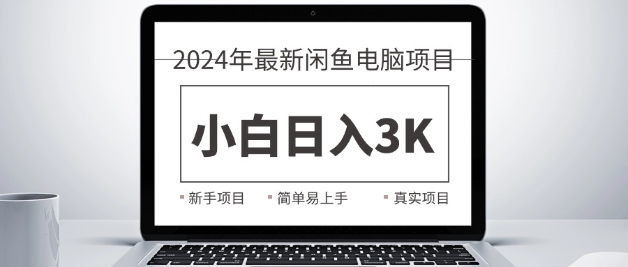 （10845期）2024最新闲鱼卖电脑项目，新手小白日入3K+，最真实的项目教学-玖卿社区