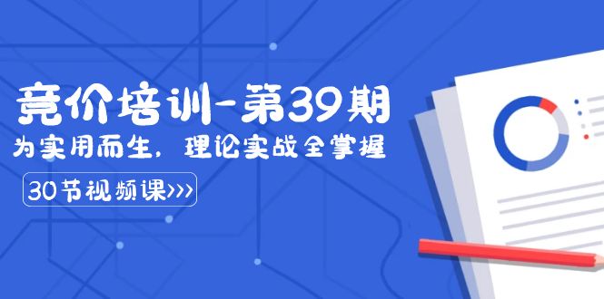 某收费竞价培训-第39期：为实用而生，理论实战全掌握（30节课）-玖卿社区