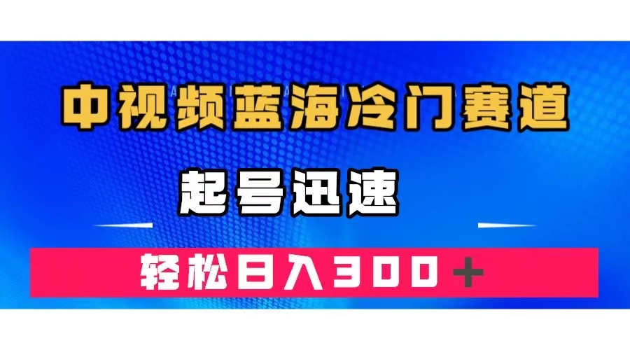 中视频蓝海冷门赛道，韩国视频奇闻解说，起号迅速，日入300＋-玖卿社区